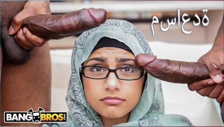 BBC threesome for buxom Muslim Mia Khalifa -bros Network