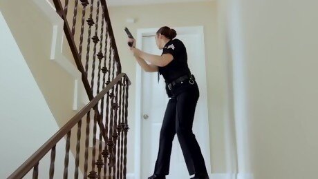 Busty female cops are having a wild time in kinky scenes