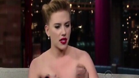 Scarlett Johansson looking very hot as she busting massive