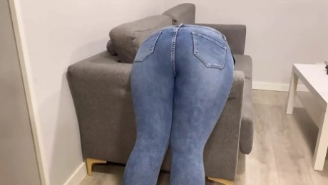 Farting in new jeans